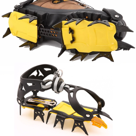 Raki koszykowe w góry 18 - zębowe Na Buty - żółte